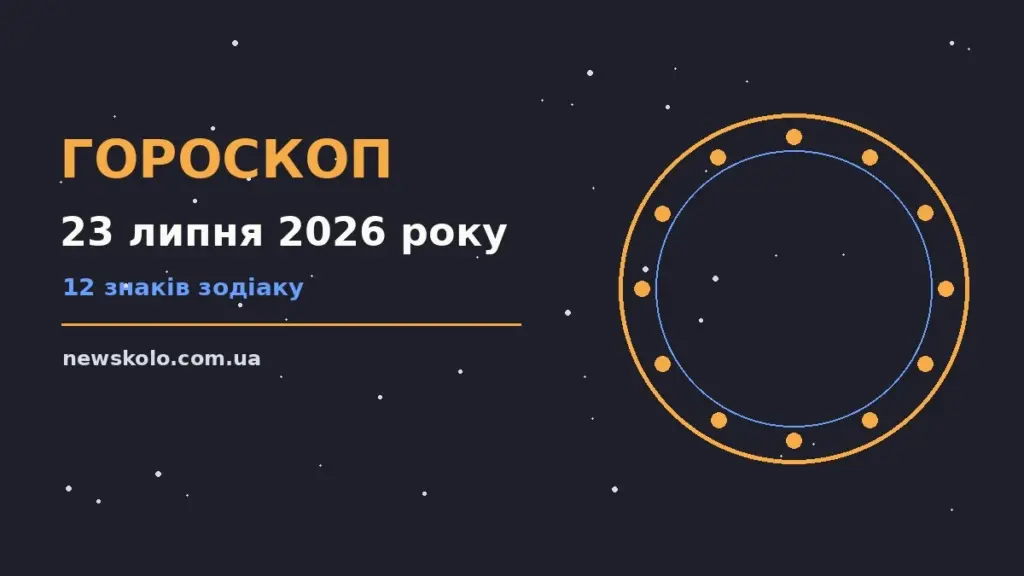 Гороскоп на 23 липня 2026 року: рішення та підказки дня про шанси та застереження