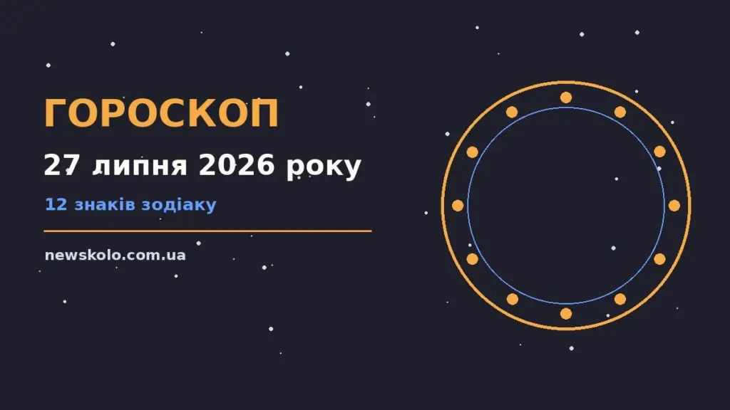Гороскоп на 27 липня 2026 року: рішення та підказки дня про шанси та застереження