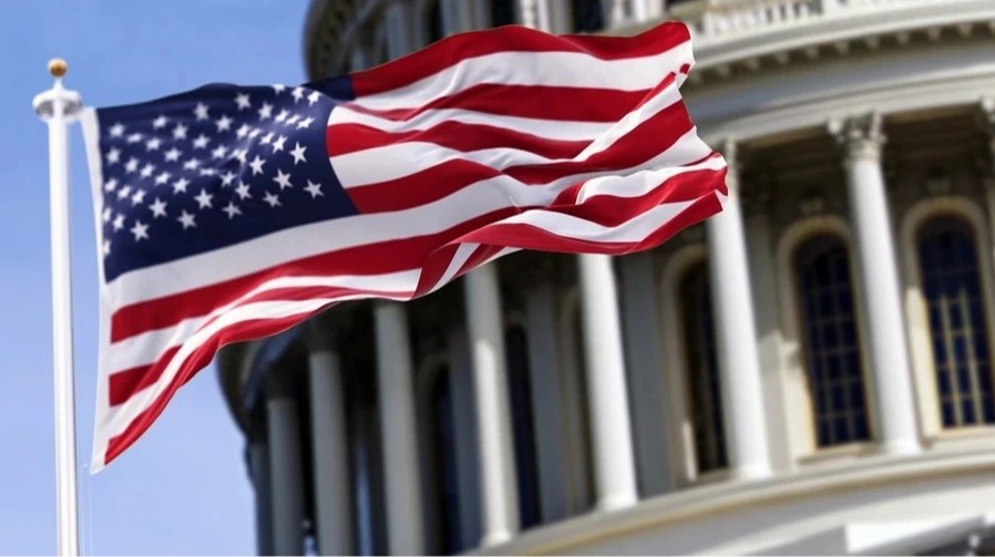 Пресконференція сенаторів США біля Конгресу щодо санкційного законопроєкту проти Росії
