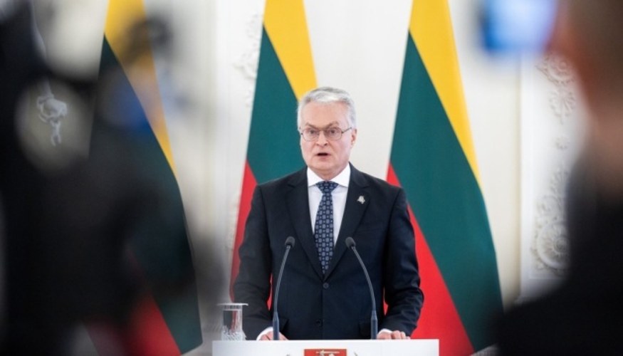 Президент Литви Гітанас Науседа (фото ELTA / Julius Kalinskas)