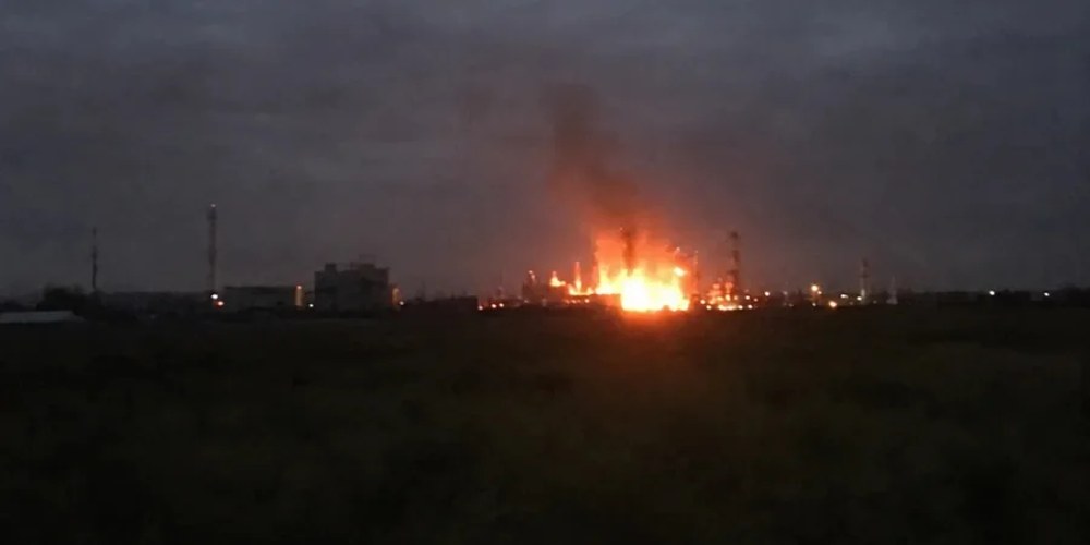 Газовидобувний об'єкт групи Нафтогаз на Харківщині, який атакують дронами (ілюстративне фото з брендингом Нафтогазу)