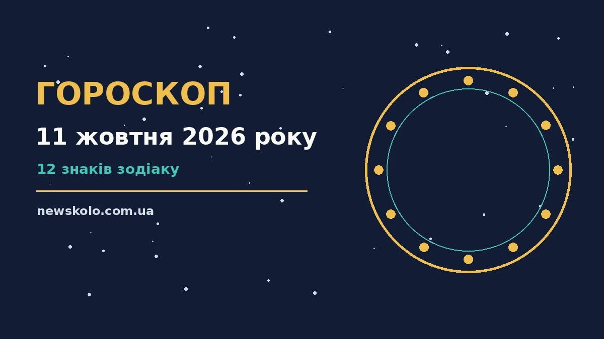 Гороскоп на 11 жовтня 2026 року: затишна неділя з блокнотом, чашкою чаю та символами знаків зодіаку